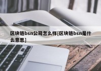 区块链bsn公司怎么样[区块链bsn是什么意思]