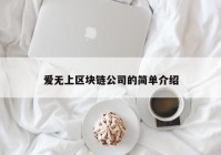 爱无上区块链公司的简单介绍